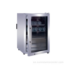 Kompakt enkelglasdörr mini bar kylskåp